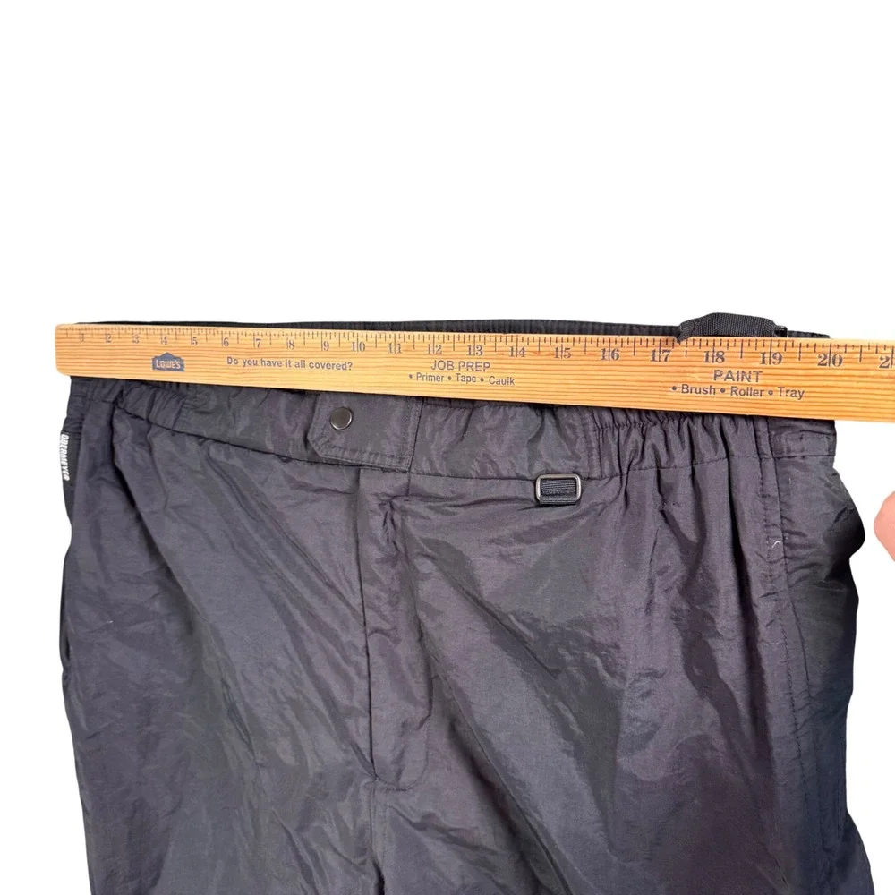 Obermeyer Stratton Mens XL Black Insulated‎ Ski Snow Pants Side Zip Snowboard